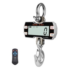 2000kg 4400lb Crane Scale, 2 Ton Digital Hanging Scale with Remote, Industria...
