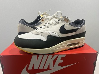 Nike Air Max 1 Athletic Department Sail Black Light Bone Gold 10 Men s 90 95 AM1