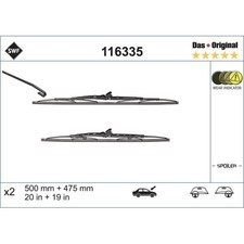 1x Wischblatt SWF 116335 passend für