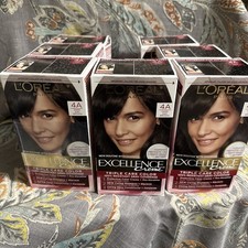 ***Lot Of 7 - LOreal Paris Excellence Creme Hair Color Dye 4A Dark Ash Brown New