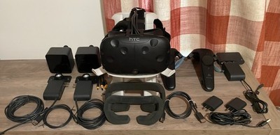 HTC Vive VR Bundle - Complete in box 2016 - tested working!