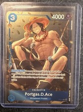 Bandai One Piece CCG Portgas.D.Ace Character Card P-074 Standard English