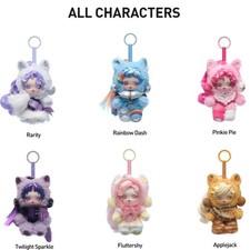 Authentic Pop Mart Skullpanda My Little Pony Series Plush Doll Pendant Toys Gift