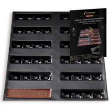 Silpat Flexipan 12 Chocolate Granola Bars Premium Silicone Baking Pan