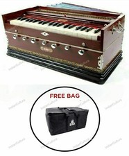 Professioal BINA 7 Stopper 3.25 Multifold Bellow 39 Keys Double Reeds Harmonium