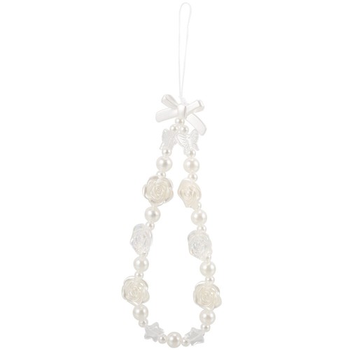 Pearl Łańcuszek do telefonu komórkowego Koraliki Smycz Imitacja Charm Strap - Zdjęcie 4 z 10