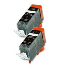 2 PK BLACK ink Cartridge w/ chip fits Canon PGI-225BK MX892 MG6120 MG6220 MG8120