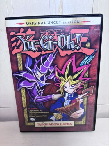 Yu-Gi-Oh: Uncut - Vol. 1: The Shadow Games (DVD, 2004, Uncut) RARE