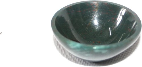 Bloodstone Bowl Crystal Bowl Hand Carved Bowl Gemstone Healing Bowl Metaphysical - Picture 4 of 5