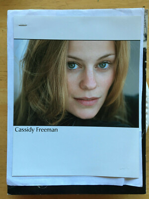 Cassidy Freeman, original vintage talent agency headshot photo with