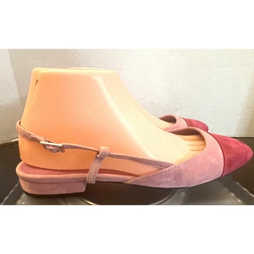 Steve Madden Belinda rosa Wildleder stilvolle rosa und rote Damen-Flats NEU Größe 8,5 - Bild 4 von 9