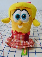 Veggie Tales 2016 Laura the Carrot plush stuff toy 7" tall