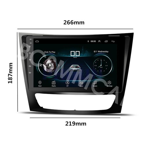 Car Radio GPS Video Touch Screen W/Camera Fit For Mercedes-Benz CLS350 2001-2011 - Foto 2 di 20