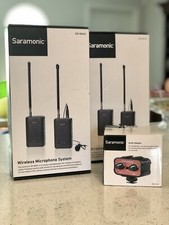 Saramonic Wireless Mic Set With 2x SR-WM4C and SR-AX100 Adapter