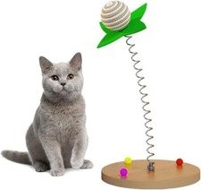 Interaction Cats Scratching SisalBall Toy for Boredom Cats Teaser Toy Pet
