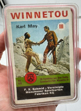 Karl May Winnetou Quartett III FX Schmid 36Karten Original vollständig alt antik