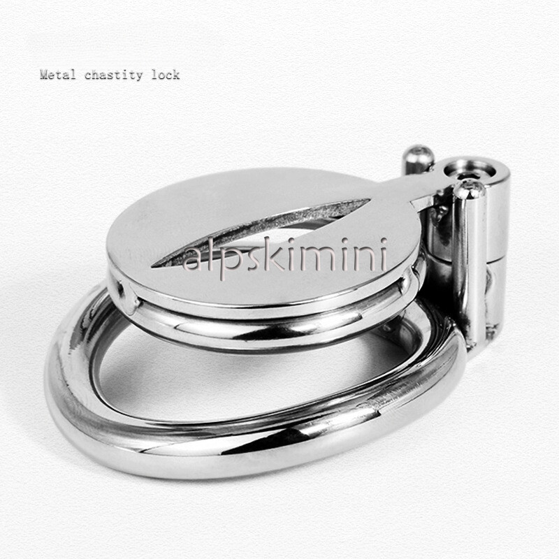 Mini Chating Device Stainless Steel Male Mini Lock Abstinence Chastity Cage Device Anti ...