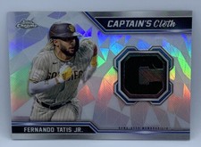 2021 Topps Chrome Fernando Tatis Jr Padres Captains Cloth Patch Relic