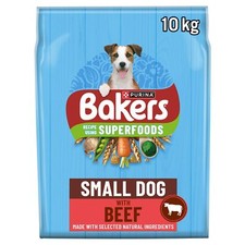 Bakers Small Dog Dry Dog Food Beef & Veg 10kg 2.29 per kilo