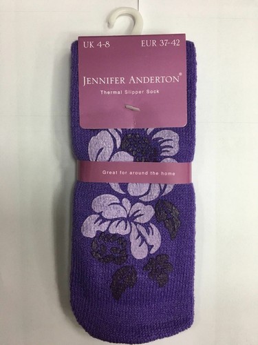 ladies thermal gripped slipper socks size 4-8 - Picture 4 of 7