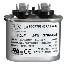 USA MADE Lincoln Capacitor 7.5 Mfd 370 Vac 369192 Replacement Part