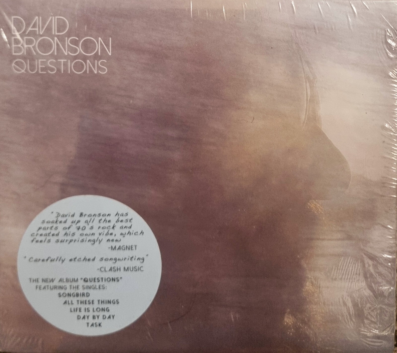 David Bronson - Questions Digipak CD for sale online | eBay