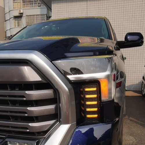 LED Daytime Running Light Turn Indicator Fog Lamp Bumper For Toyota Tundra 22-23 - Picture 13 of 15