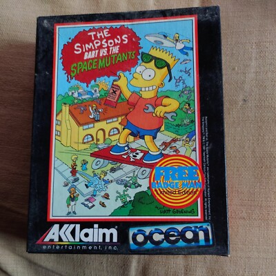 THE SIMPSONS Bart Vs The Space Mutants - Amstrad - von Acclaim