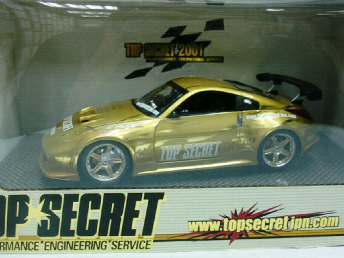HotWorks　1/24 Z33 FAIRLADY option NISMO Hotworks Hot Works 1/24 Top Secret 350z Fairlady Z33 Gold D1