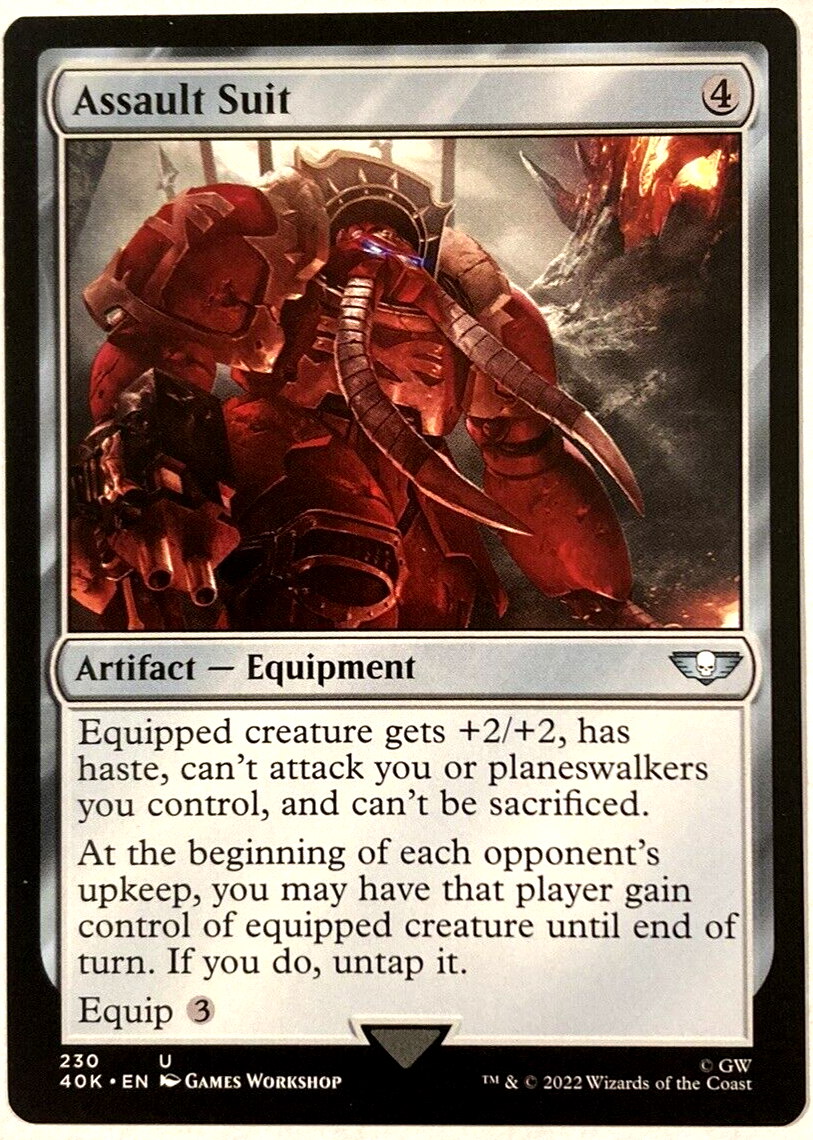 MTG Assault Suit Warhammer 40,000 230 NM | eBay MTG Assault Suit Warhammer 40,000 230 NM | eBay