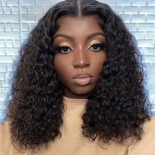 Water Wave Lace Front Wigs Human Hair Wigs for Black Women 13x4 Glueless Lace
