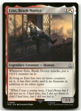 X4 Ezio, Brash Novice #55 MTG Assassin's Creed NM X4