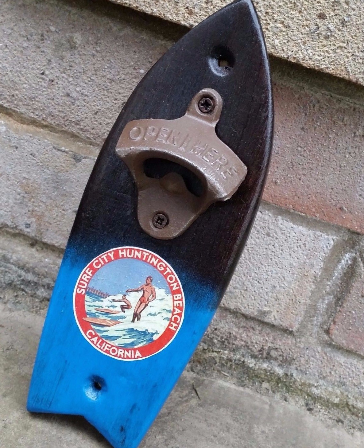 Cool Retro Surf board Bottle Opener Hand Crafted by leading longboard