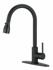 Faucet Design  Quality Kitchen Faucet With Pull Down Sprayer Matte Black ZH9905