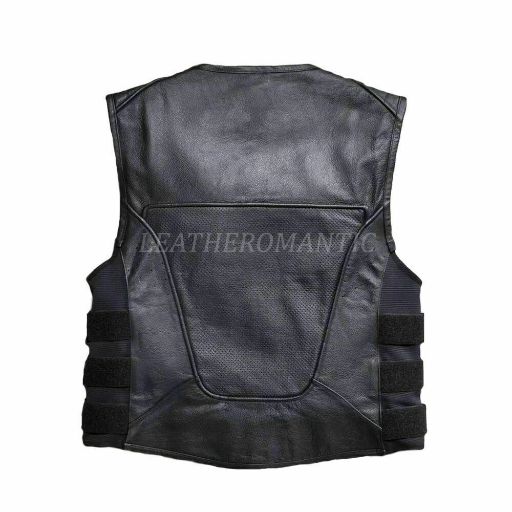 Real leather best sale vest