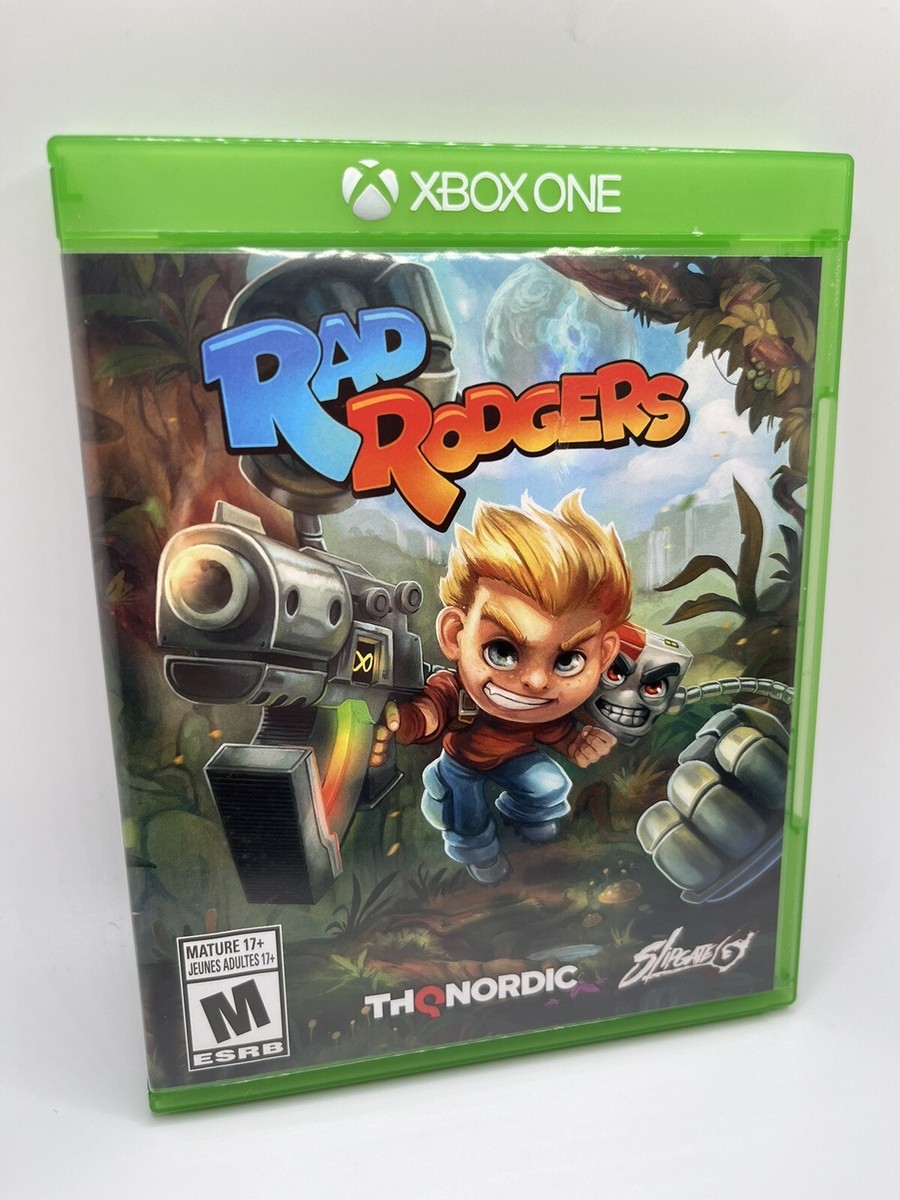 Rad Rodgers Xbox Uno Con Scatola Mint Disco Funziona Su Xbox