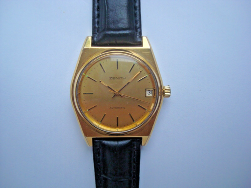 Vintage Zenith Surf 2572-PC Mens Automatic Watch Date QS 4xSigned New Band Runs - Picture 8 of 23