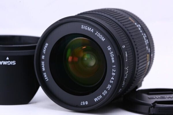SIGMA 18-50mm F/2.8-4.5 DC OS HSM Zoom Lens for Nikon [Exc+++