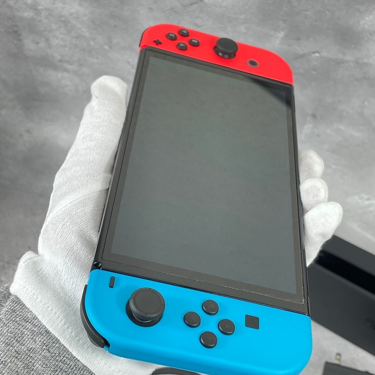 Nintendo Switch 64GB OLED Console Neon Blue & Neon Red Box 1 Day