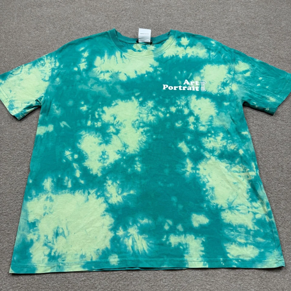 Camisa Zara Mujer Verde Mediana M Verde Manga Corta Tie Dye Online Museo Adultos Foto 4 de 4