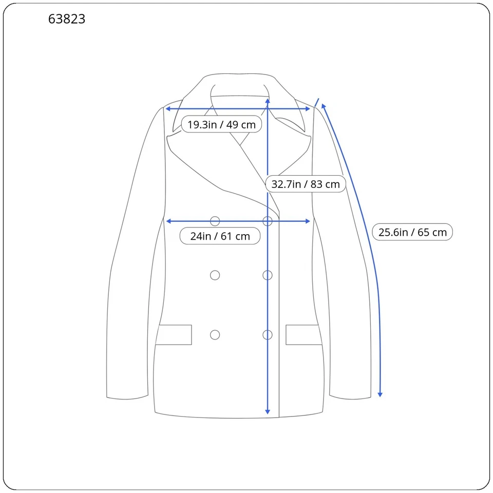 SANDRO Coat Men's MEDIUM Parka Wool Cashmere Blend Hooded Full Zip Navy - Image 3 of 4