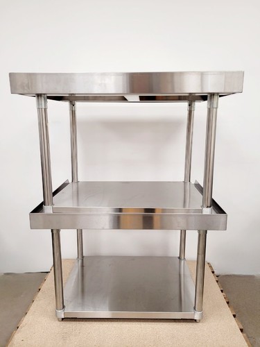 2 x Commercial Stainless Steel Work Tables Lab - Picture 2 of 12