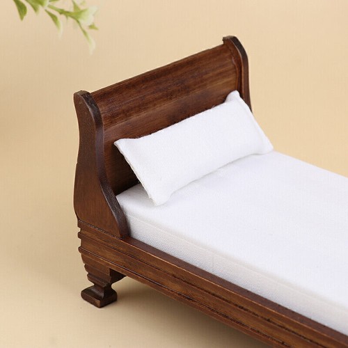 1:12 Puppenhaus Miniatur Holzmöbel Einzelbett Puppenhaus ZubehörBzk - Bild 8 von 10