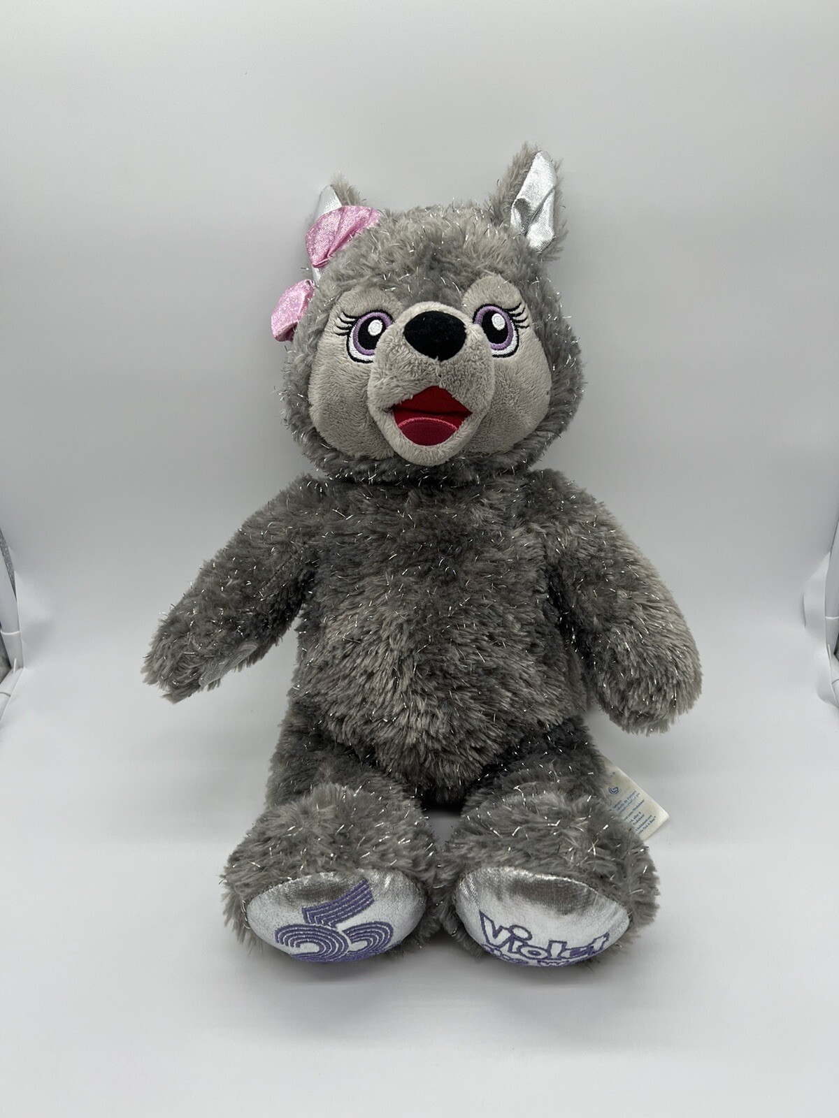 Build A Bear Violet The Wolf  Plush 25th Birthday 16