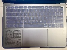 Lavender-Gray Keyboard Skin for 2018-19 Macbook Air 13" Retina Display/Touch ID