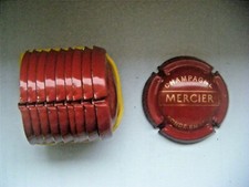 Capsule MERCIER - x 10 - Rouge-Orange & Or - n° 38 -