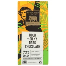 Choc Bar Chimpnz Drk Choc Case of 12 X 3 Oz By Endangered Species