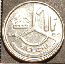 1 franc Baudouin Ier 1989 en néerlandais Belgique Belgium - 625747