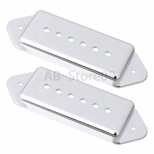 Pair P90 Dog Ear Bridge & Neck Pickup Cover For Gibson Dogear