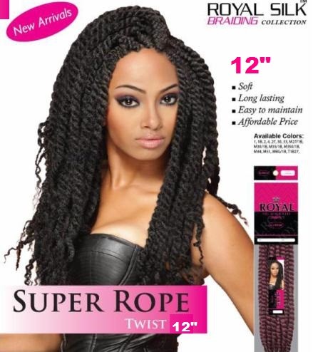 Short Rope Mambo Twist 12 Already Braided Royal Silk Collection Ebay